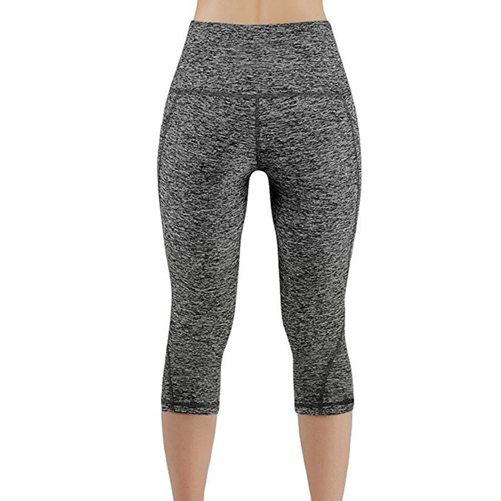 3 4 capri leggings short many colours cotton sport yoga