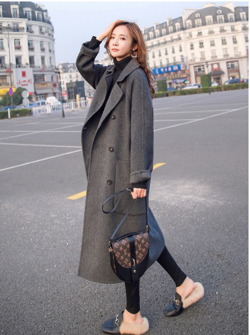 Doublecollar Tweed Coat 38 todayful